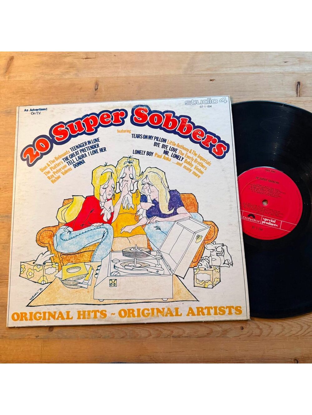 Various - 20 Super Sobbers Original Hits 33rpm VG+ VR24